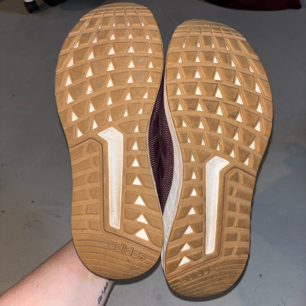 adidas Women's Athletic Shoes in Burgundy and White - Picture 3 of 3